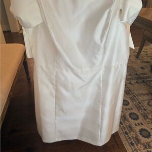 Adrianna Papell White Mini Dress